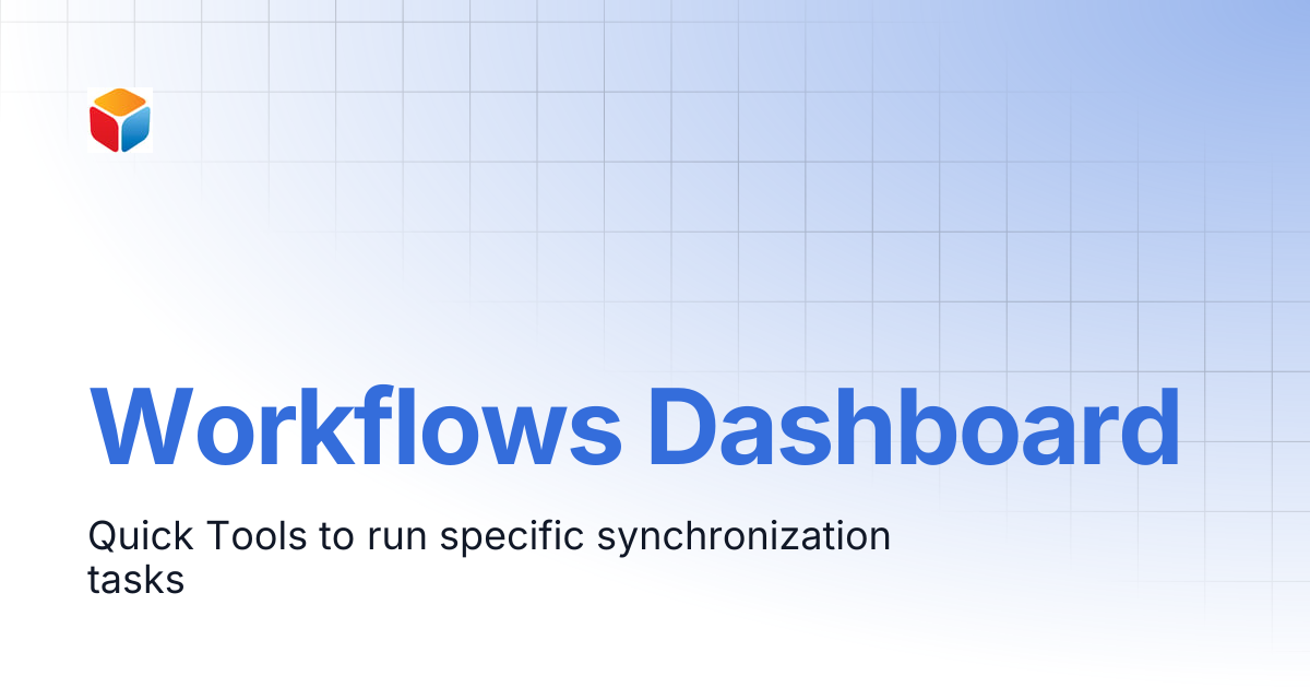 Workflows Dashboard | Redundancy Management Framework | Vega Systems
