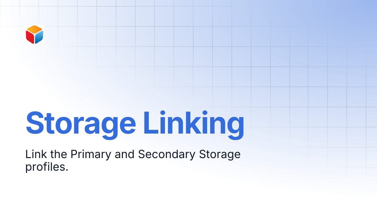 Storage Linking | Redundancy Management Framework | Vega Systems