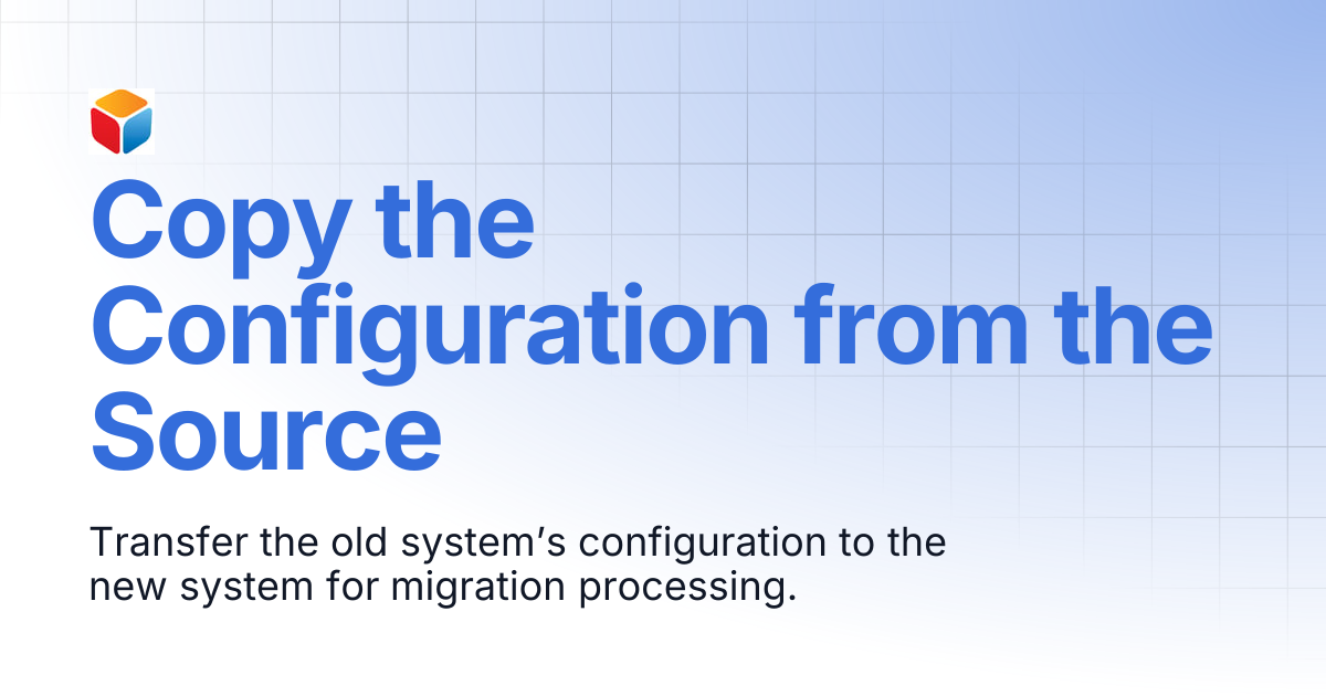 Copy the Configuration from the Source | XPort | Vega Systems